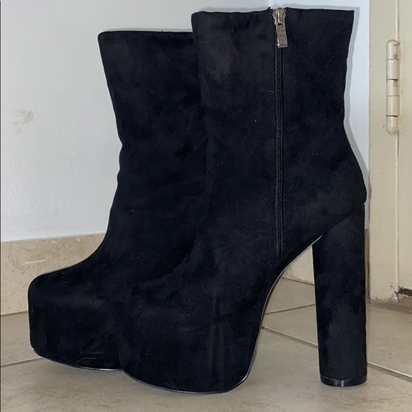 ASOS Brand New Platform Booties - Picture 2 of 4